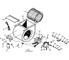 Kenmore 867740520 blower assembly diagram
