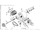 Kenmore 867741230 blower assembly diagram