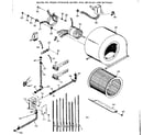 Kenmore 867741320 blower assembly diagram