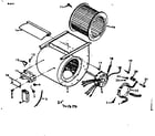 Kenmore 867741450 blower assembly diagram