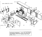 Kenmore 867747990 functional replacement parts diagram