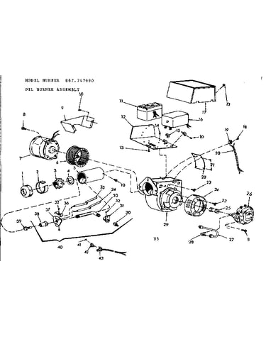Oil burner asm