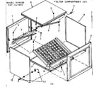 Kenmore 867747990 filter compartment kit diagram