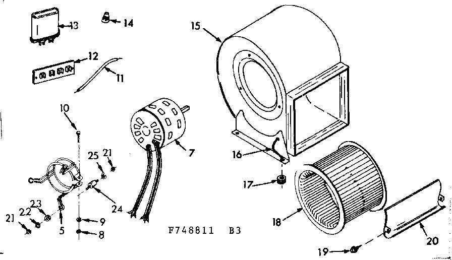 H-q blower assembly