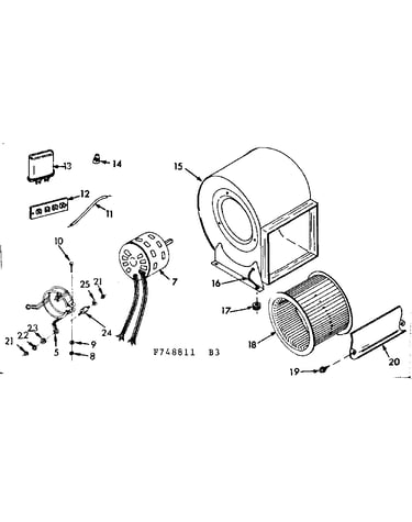 H-q blower assembly