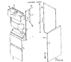 Kenmore 867761020 cabinet diagram