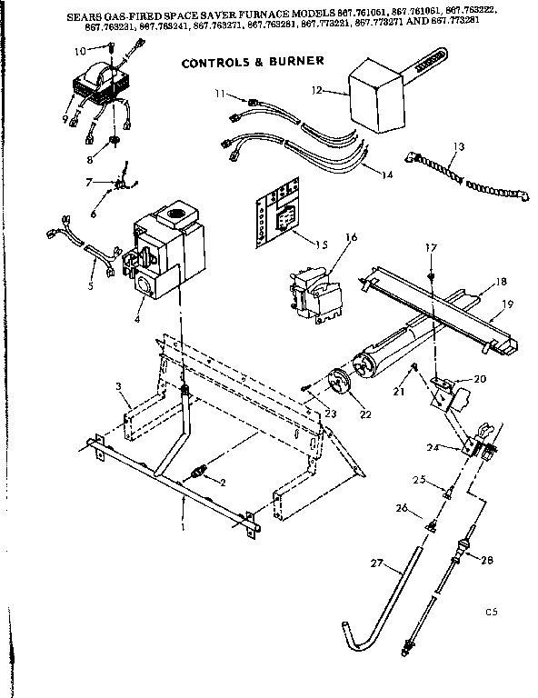 Controls and burner