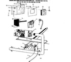Kenmore 867761120 gas burners and manifold diagram