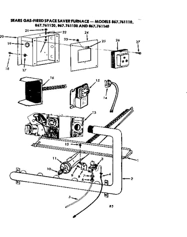 Gas burners and manifold