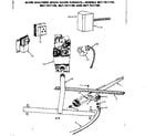 Kenmore 867761121 gas burners and manifold diagram