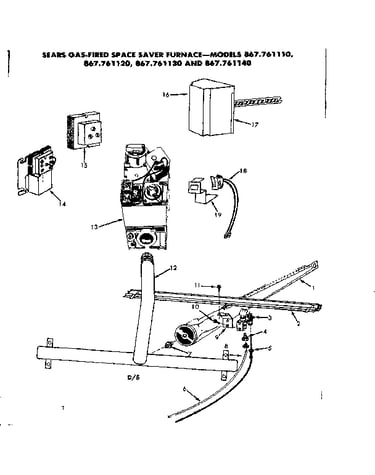 Gas burners and manifold
