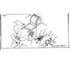 Kenmore 867761141 blower assembly diagram