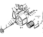 Kenmore 867761852 h-q blower asm diagram