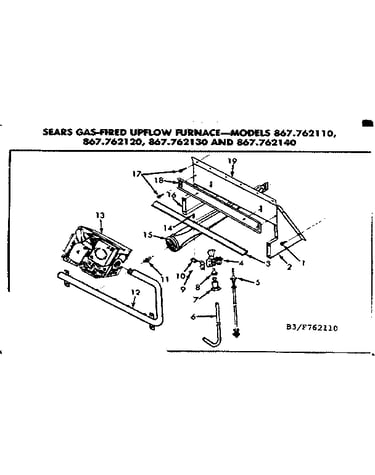 Gas burners and manifold