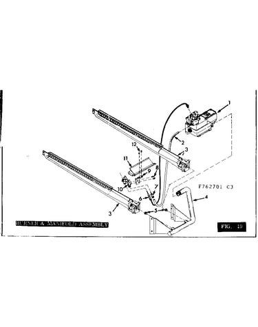 Burner & manifold assembly
