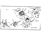 Kenmore 867762952 blower assembly diagram