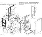 Kenmore 867773261 functional replacement parts diagram