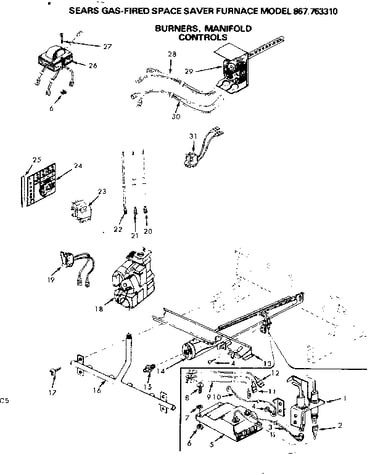 Burners, manifold controls