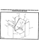 Accessory return air cabinet