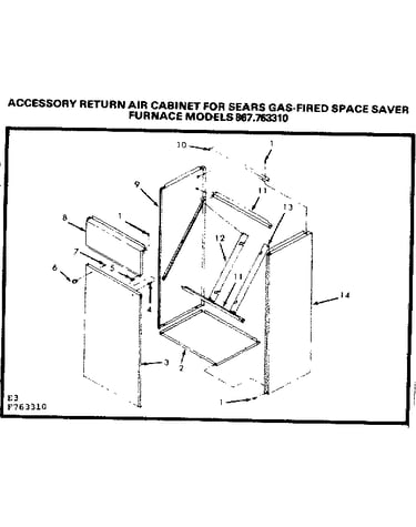 Accessory return air cabinet
