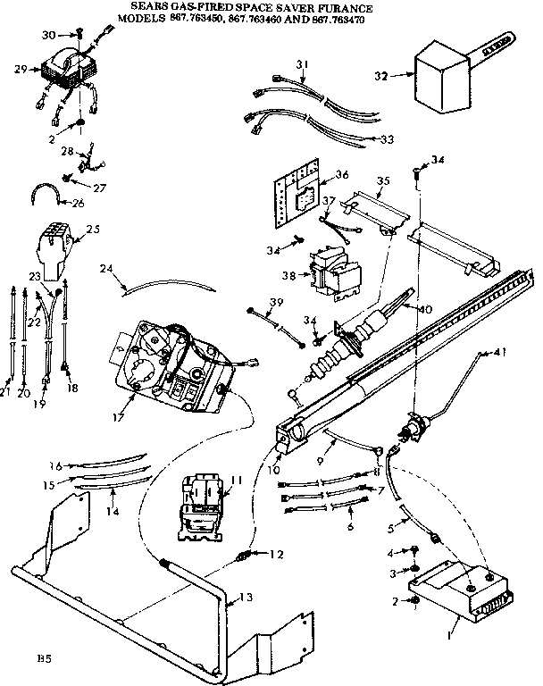 Gas burners and manifold
