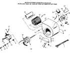 Kenmore 867763620 blower assembly diagram