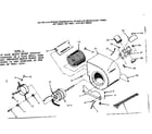 Kenmore 867763631 blower assembly diagram