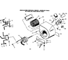 Kenmore 867763622 blower assembly diagram