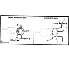 Kenmore 867763770 motor mount support assembly diagram