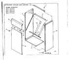 Kenmore 867764522 accessory return air cabinet diagram