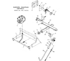 Kenmore 867764550 burners, manifold, controls diagram