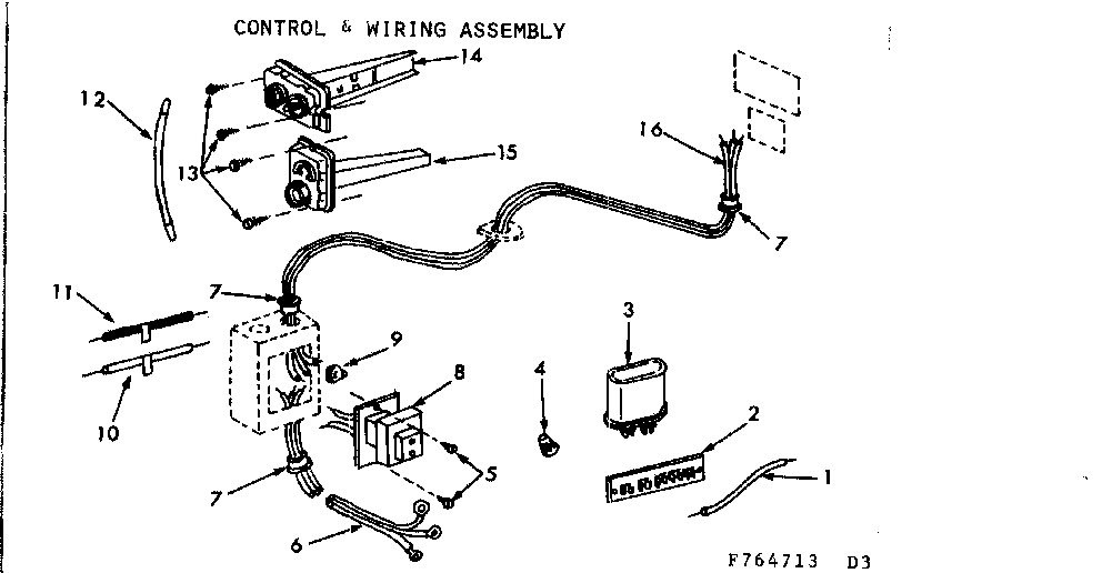 Control & wiring assembly