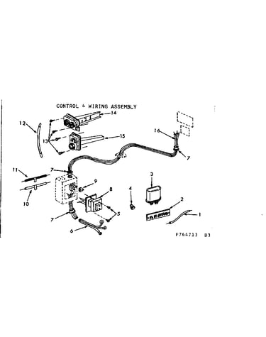 Control & wiring assembly