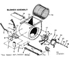 Kenmore 867765221 blower assembly diagram