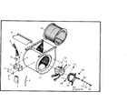 Kenmore 867765270 blower assembly diagram