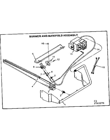 Burner & manifold assembly