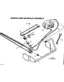Burner and manifold assembly