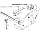 Kenmore 867775450 burner and manifold assembly diagram