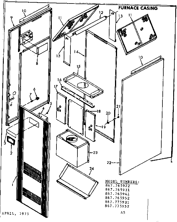 Furnace casing