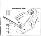 Kenmore 867765922 burner and manifold asm diagram