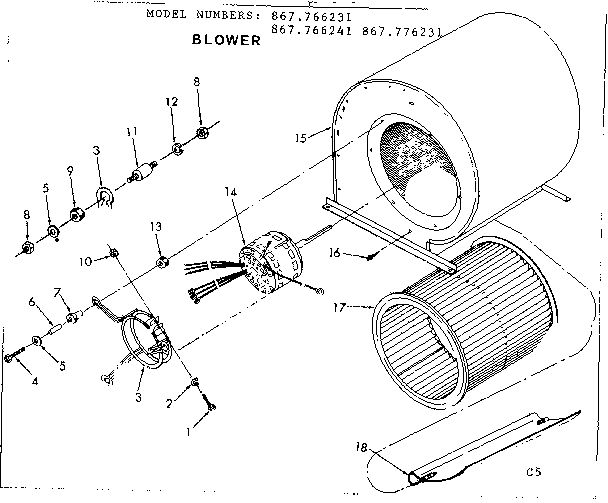 Blower asm