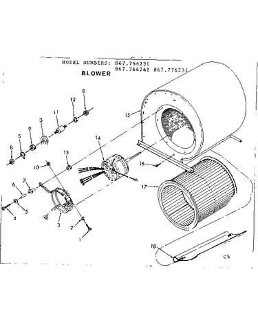 Blower asm