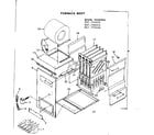 Kenmore 867766232 furnace casing diagram
