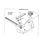 Kenmore 867766232 burner and manifold assembly diagram
