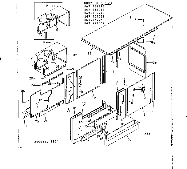 CABINET ASM