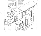 Kenmore 867767752 cabinet asm diagram
