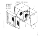 Kenmore 867767722 accessory filter cabinet diagram