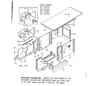 Kenmore 867767820 cabinet diagram