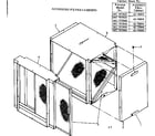 Kenmore 867767850 accessory filter cabinets diagram