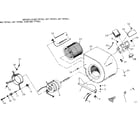 Kenmore 867767861 blower assembly diagram
